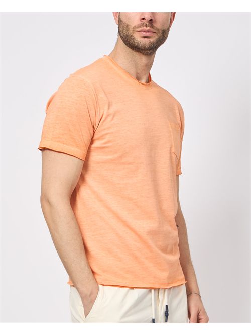 T-shirt in cotone Yes Zee con taschino applicato YES ZEE | T725-T3000400